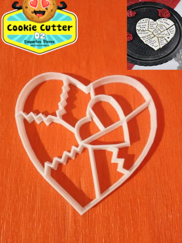 Emporte Piece Coeur Fragmenté